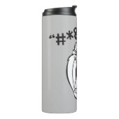 TAZ™ Schreeuwende Expletievelingen Thermosbeker (Gedraaid links)