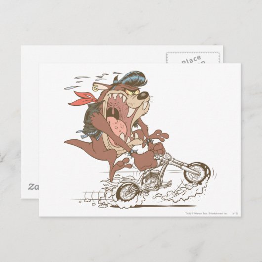 TAZ™ Slick Hog Briefkaart (Voorkant / Achterkant)
