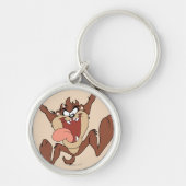 TAZ™ Springen Sleutelhanger (Voorkant)