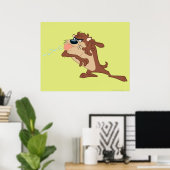 TAZ™ steekt zijn tong uit Poster (Thuiskantoor)