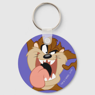 TAZ™ Steekt zijn tong uit Sleutelhanger