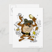 TAZ™ stroomopwaarts Briefkaart (Voorkant / Achterkant)