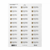 TAZ™ stroomopwaarts Etiket (Full Sheet)