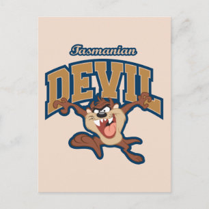 TAZ™ Tasmanian Devil Patch Briefkaart