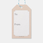 TAZ™ Tasmanian Devil Patch Cadeaulabel (Achterkant)