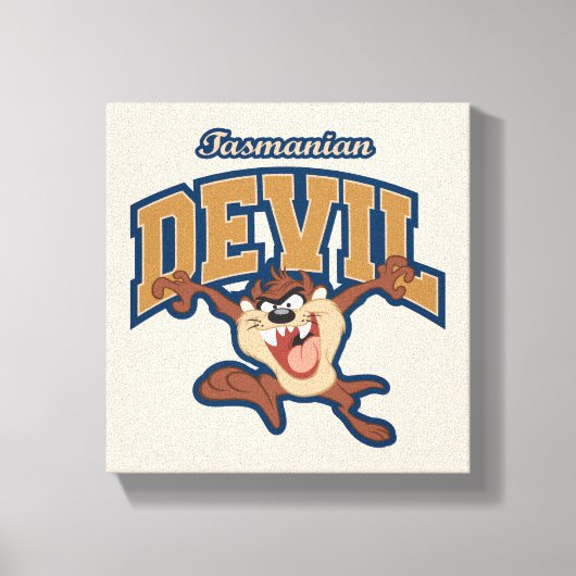 TAZ™ Tasmanian Devil Patch Canvas Afdruk (Voorkant)