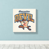TAZ™ Tasmanian Devil Patch Canvas Afdruk (Insitu (Houten vloer))