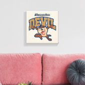 TAZ™ Tasmanian Devil Patch Canvas Afdruk (Insitu (Woonkamer))