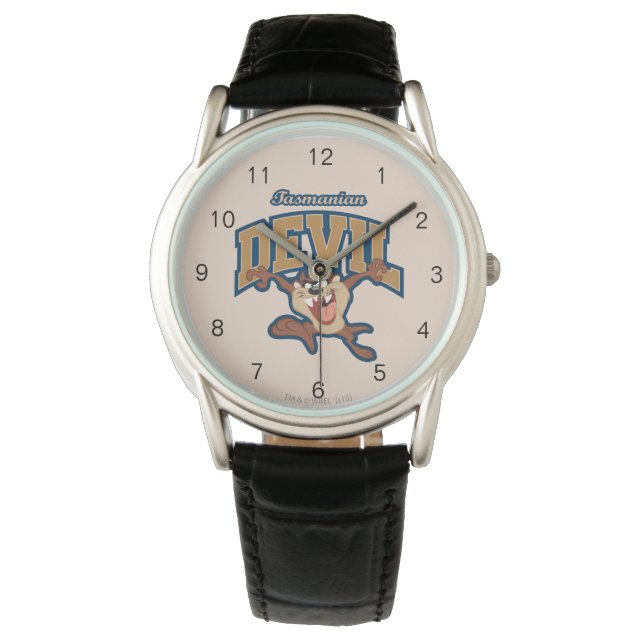 TAZ™ Tasmanian Devil Patch Horloge (Voorkant)