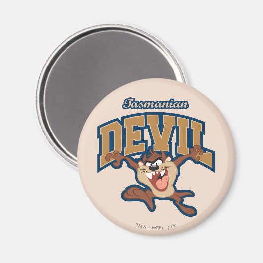 TAZ™ Tasmanian Devil Patch Magneet (Voorkant / Achterkant)