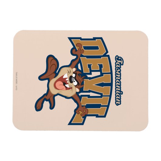 TAZ™ Tasmanian Devil Patch Magneet (Horizontaal)