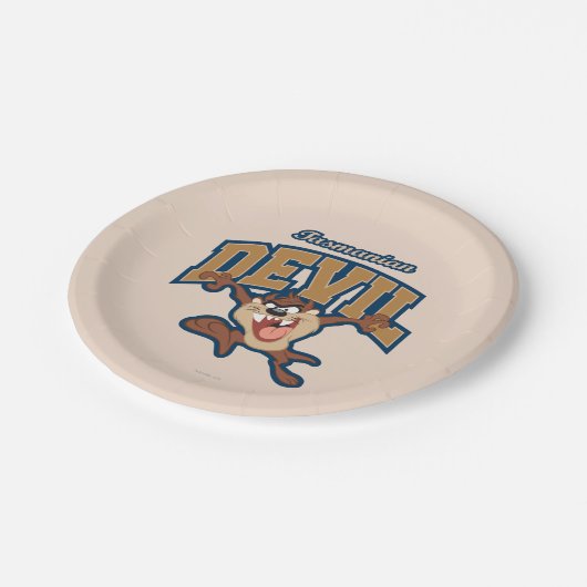 TAZ™ Tasmanian Devil Patch Papieren Bordje (Gekanteld)