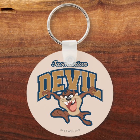 TAZ™ Tasmanian Devil Patch Sleutelhanger (Voorkant)