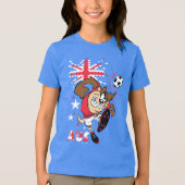 TAZ™ Team Australia Soccer Grahic Tri-Blend Shirt (Voorkant)