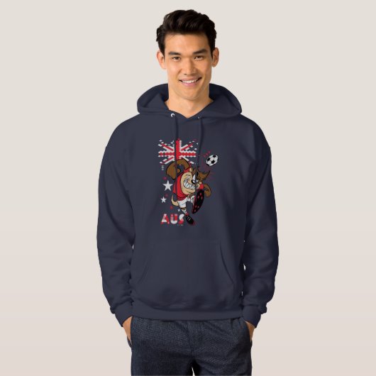 TAZ™ Team Australia Soccer Graphic Hoodie (Voorkant volledig)