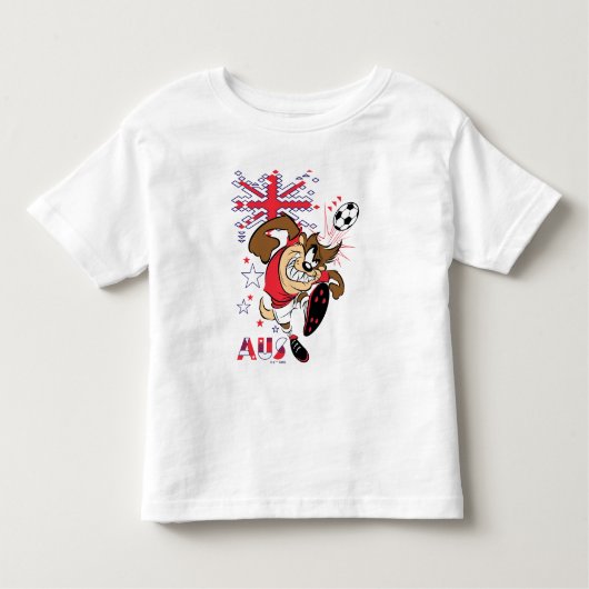 TAZ™ Team Australia Soccer Graphic Kinder Shirts (Voorkant)