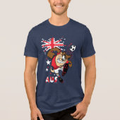 TAZ™ Team Australia Soccer Graphic Tri-Blend Shirt (Voorkant)
