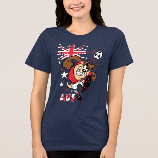 TAZ™ Team Australia Soccer Graphic Tri-Blend Shirt (Voorkant)