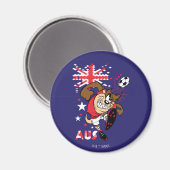 TAZ™ Team Australië Voetbal Grafisch Magneet (Voorkant / Achterkant)