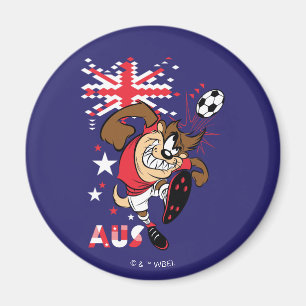 TAZ™ Team Australië Voetbal Grafisch Magneet