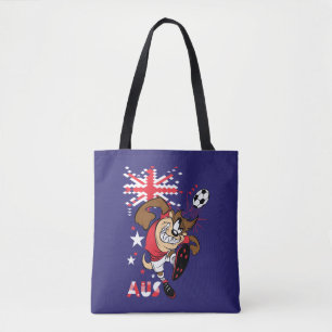 TAZ™ Team Australië Voetbal Grafisch Tote Bag
