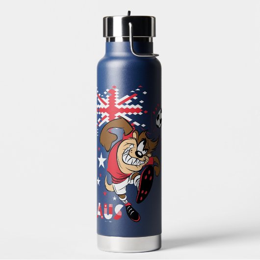 TAZ™ Team Australië Voetbal Grafisch Waterfles (Links)