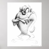 TAZ™ Tekening Poster (Voorkant)