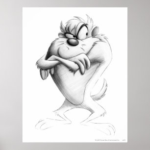 TAZ™ Tekening Poster