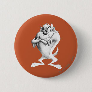 TAZ™ Tekening Ronde Button 5,7 Cm