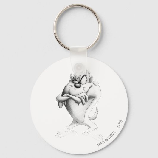 TAZ™ Tekening Sleutelhanger (Voorkant)