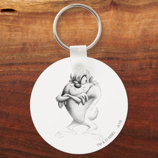 TAZ™ Tekening Sleutelhanger (Voorkant)