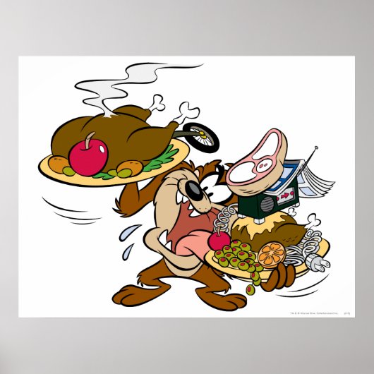 TAZ™ Thanksgiving Borden Poster (Voorkant)