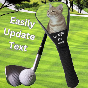 Taz the Ginger Tabby Cat Gepersonaliseerd Golfheadcover