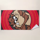 TAZ™ Through LOONEY TUNES™ Circles Strandlaken (Voorkant)