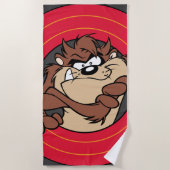 TAZ™ Through LOONEY TUNES™ Circles Strandlaken (Voorkant)