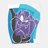 TAZ™ Tongue Out Gestileerd Fleece Deken (Voorkant)