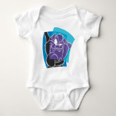 TAZ™ Tongue Out Gestileerd Romper (Voorkant)