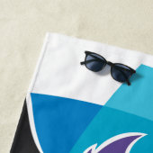 TAZ™ Tongue Out Gestileerd Strandlaken (In situ)