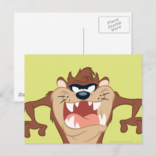 TAZ™ Toothy Grin Briefkaart (Voorkant / Achterkant)