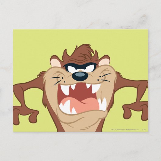 TAZ™ Toothy Grin Briefkaart (Voorkant)