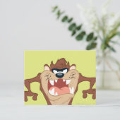 TAZ™ Toothy Grin Briefkaart (Staand voorkant)