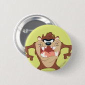TAZ™ Toothy Grin Ronde Button 5,7 Cm (Voorkant /achterkant)
