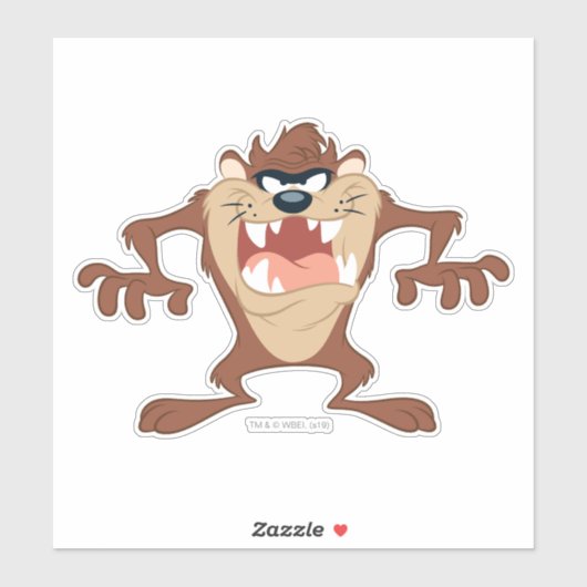 TAZ™ Toothy Grin Sticker (Vel)