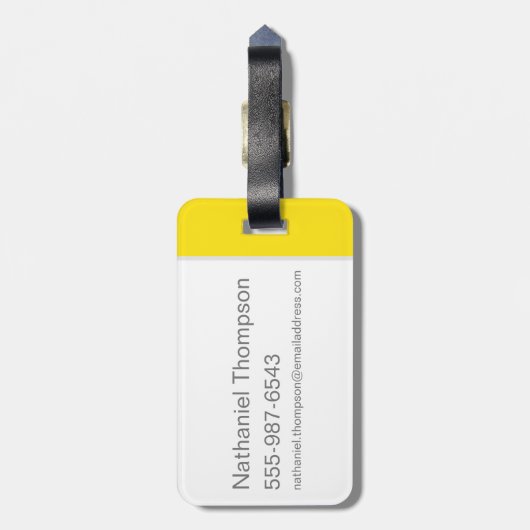 TAZ™ Tornado Terror Pset Bagagelabel (Achterkant verticaal)