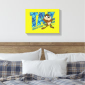 TAZ™ Tornado Terror Pset Canvas Afdruk (Insitu (Slaapkamer))