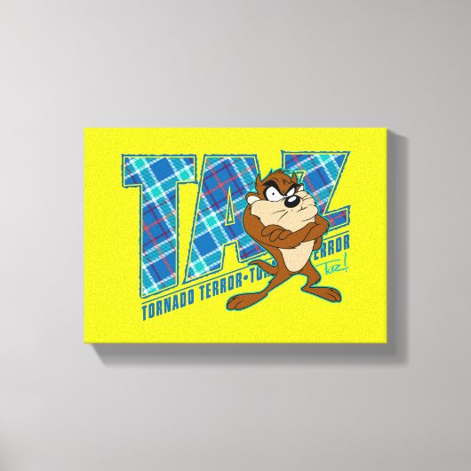 TAZ™ Tornado Terror Pset Canvas Afdruk (Voorkant)