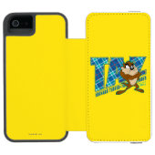 TAZ™ Tornado Terror Pset Incipio iPhone Portemonnee Hoesje (Agenda Open)