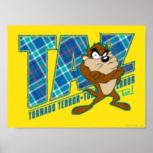 TAZ™ Tornado Terror Pset Poster