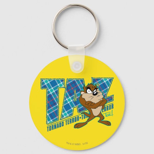 TAZ™ Tornado Terror Pset Sleutelhanger (Voorkant)