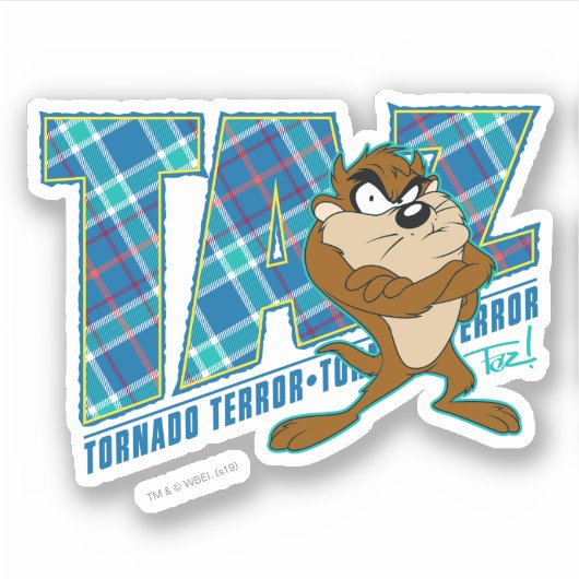 TAZ™ Tornado Terror Pset Sticker (Voorkant)